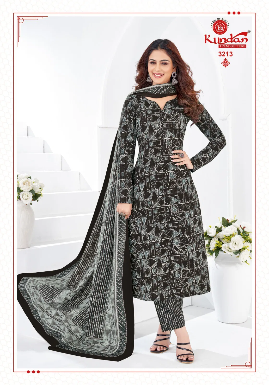 k4u Vol 32 By Kundan Pure Cotton Wholesale Kurti With Bottom Dupatta In India